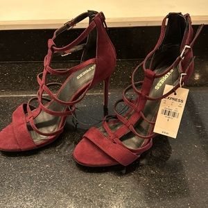 NWT Express Wine high heels